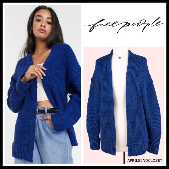 FREE PEOPLE CARDI SLOUCHY OVERSIZED CARDIGAN A3C - Picture 14 of 16